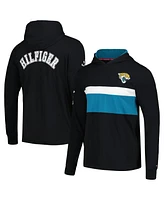 Men's Tommy Hilfiger Black Jacksonville Jaguars Morgan Long Sleeve Hoodie T-shirt