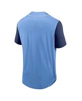 Men's Fanatics Light Blue New York City Fc Balance Fashion Baseball Jersey