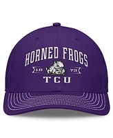 Men's Top of the World Purple Tcu Horned Frogs Carson Trucker Adjustable Hat