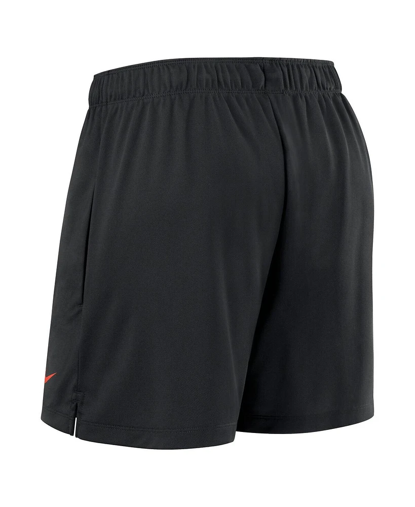 Women's Nike Black Baltimore Orioles Authentic Collection Knit Shorts