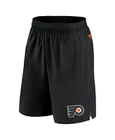 Men's Fanatics Black Philadelphia Flyers Authentic Pro Tech Shorts