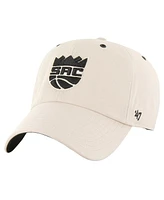 Men's '47 Brand Cream Sacramento Kings Lunar Clean Up Adjustable Hat