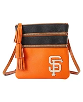 Women's Dooney & Bourke San Francisco Giants Infield Triple Zip Crossbody Purse