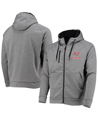 Men's Dunbrooke Charcoal Tampa Bay Buccaneers Shag Tri-Blend Full-Zip Raglan Hoodie