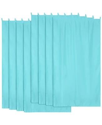 Yescom 54"x120" Outdoor Curtain Panel Tab Top UV30+ Patio Pergola Porch Deck 8 Piece