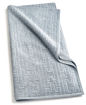 Hotel Collection Sculpted Chain-Link Bath Towel, 30" x 56", Created for Macy's