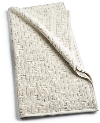 Hotel Collection Sculpted Chain-Link Bath Towel, 30" x 56", Exclusively at Macy's