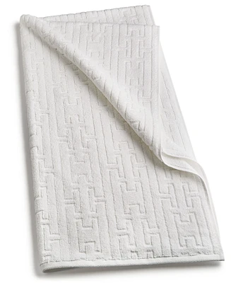 Hotel Collection Sculpted Chain-Link Bath Towel, 30" x 56", Exclusively at Macy's