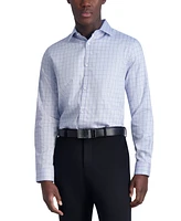 Karl Lagerfeld Paris Men's Slim-Fit Windowpane Woven Shirt