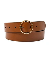 Cole Haan Women's Two-In-One Center Bar Reversible Genuine Leather Belt