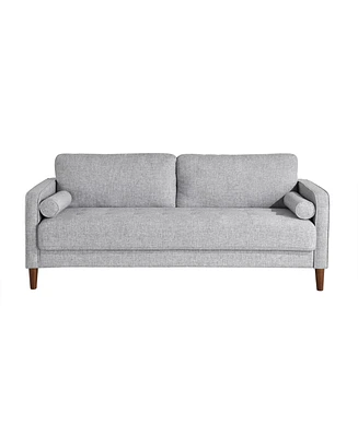 Lifestyle Solutions 75.6" W Polyester Lillith Sofa with Track Arms