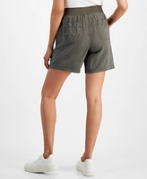 Style & Co Women's Pull-On Utility-Pocket Shorts, Created for Macy's