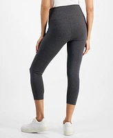 Style & Co Women's High Rise Cropped Pull-On Leggings, Created for Macy's