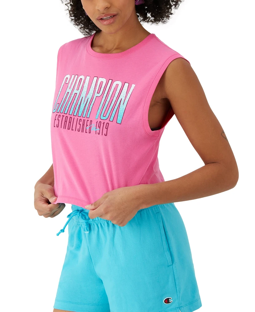 Champion Women's Logo Muscle Tee