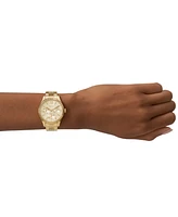 Fossil Women's Rye Multifunction Gold-Tone Stainless Steel Watch, 36mm