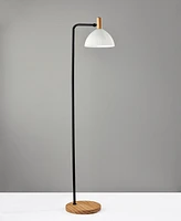 Adesso 60" Wood Peyton Floor Lamp