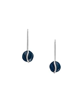 Skagen Women's Sofie Sea Glass Blue Organic-Shaped Pull-Through Earrings, SKJ1812040