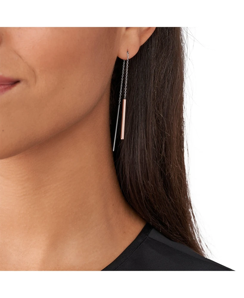 Skagen Women's Kariana Two-Tone Threader Earrings, SKJ1079998