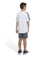 adidas Big Boys Short Sleeve Aeroready Soccer T-Shirt