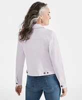 Style & Co Women's Classic Denim Jacket, Created for Macy's