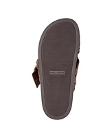 Marc Fisher Women's Welti Woven Slip-On Flat Footbed Sandals