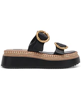 Dolce Vita Women's Rysha Buckled Espadrille Platform Wedge Sandals