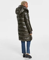 Bcbgmaxazria Women's Hooded Collared Puffer Coat