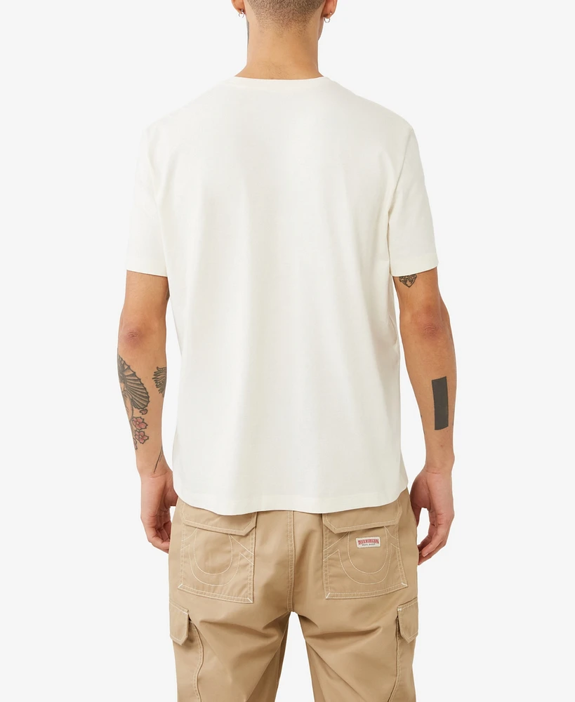 True Religion Men's Short Sleeve Relaxed Tiger Tee