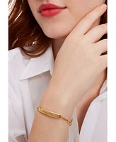 Kate Spade New York Gold-Tone Mom Knows Best Id Bracelet