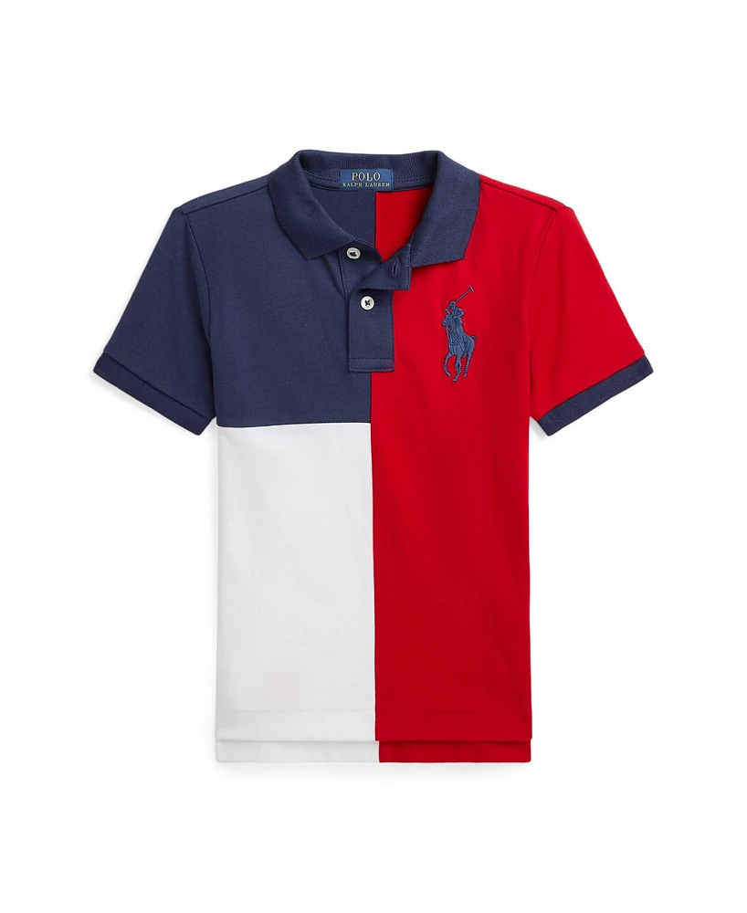 Polo Ralph Lauren Toddler and Little Boy Big Pony Heavyweight Cotton Jersey