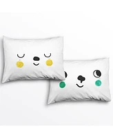 2 pack Woodland Standard Pillowcase Set - 100% Cotton