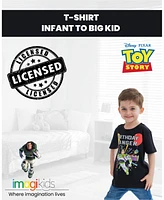 Disney Boys Pixar Toy Story Buzz Lightyear Birthday Graphic T-Shirt Black