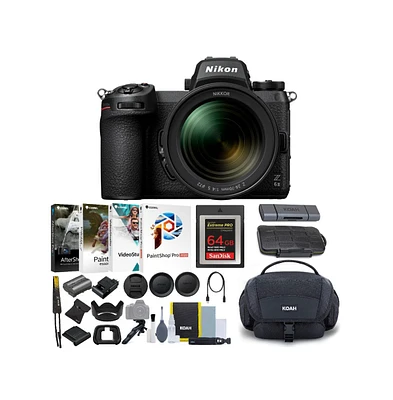 Nikon Z6II with 24-70, 64GB CFexpress, Shoulder Bag, Software & Accessory Bundle