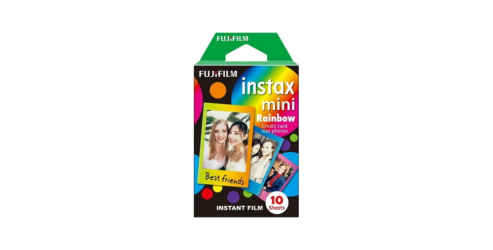 Fujifilm instax Mini Rainbow Frame Film Pack (10 Exposures)
