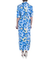 julia jordan Women's Floral-Print Shirtdress