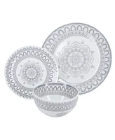 Bia Cordon Bleu Arabesque 12-Piece Dinnerware Set, Service for 4