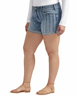 Silver Jeans Co. Plus Boyfriend Mid Rise Short