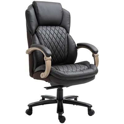 Simplie Fun Big & Tall Executive Office Chair, Brown