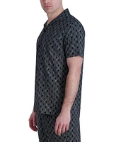 Karl Lagerfeld Paris Men's Woven Geometric Shirt, Created for Macy's