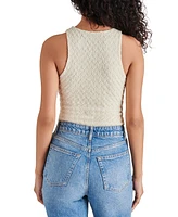 Steve Madden Women's Nico Textured Sleeveless Bodysuit