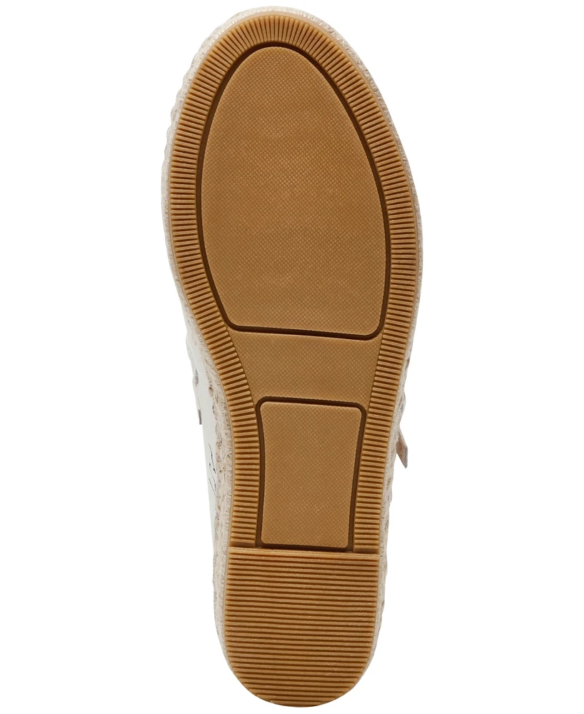 Steve Madden Women's Brinn Mary Jane Platform Espadrille Flats