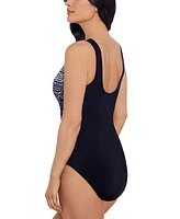 Swim Solutions Women's High-Neck One-Piece Swimsuit