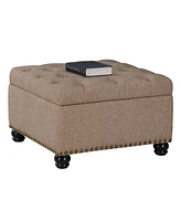 Convenience Concepts 28" Designs4Comfort Herald Square Ottoman Coffee Table