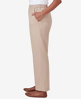 Alfred Dunner Women's Tuscan Sunset Twill Average Length Pants