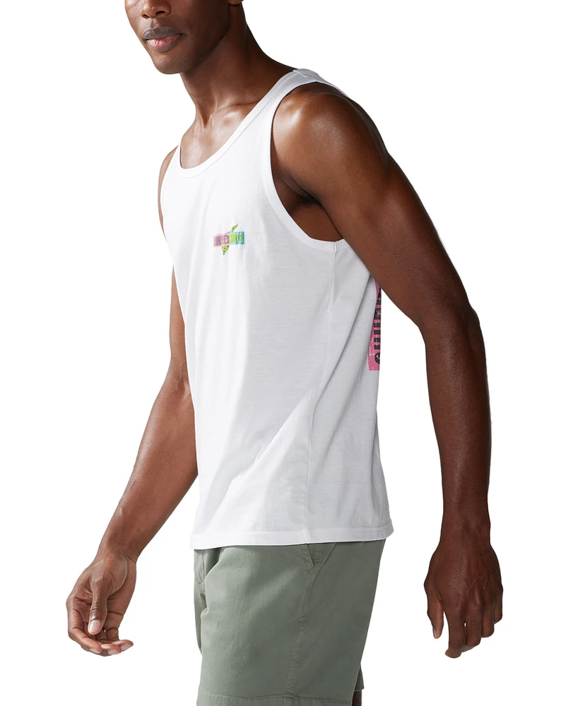 Chubbies Men's The Courts Classic Pickleball Logo Graphic Tank