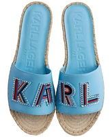 Karl Lagerfeld Paris Women's Caine Espadrille Slide Sandals