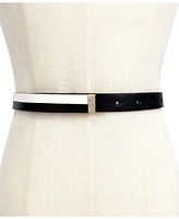 kate spade new york Women's 19mm Double Leather Bow Belt