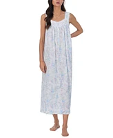 Eileen West Women's Floral Lace-Trim Ballet Nightgown