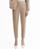 Mango Women's 100% Linen Pants