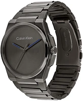 Calvin Klein Men's Meta-Minimal Grey Stainless Steel Watch 41mm